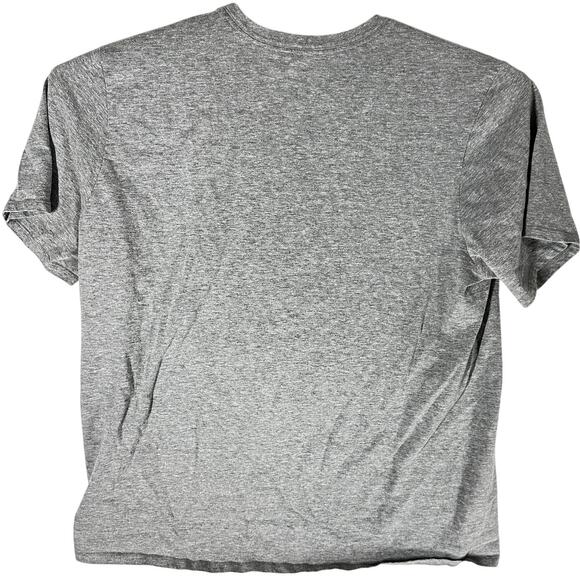 Nike Tee Shirt Men XL Gray Short Sleeve The Golden Standard Cotton Blend Active - Picture 3 of 7